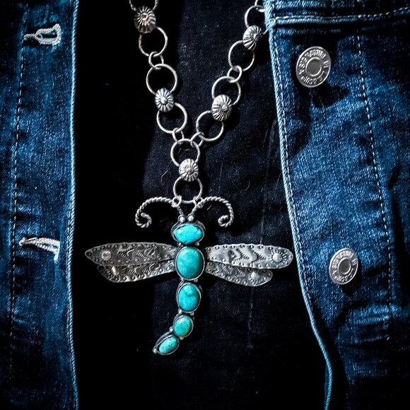 Sterling silver Dragonfly necklace - Picture 1 of 1